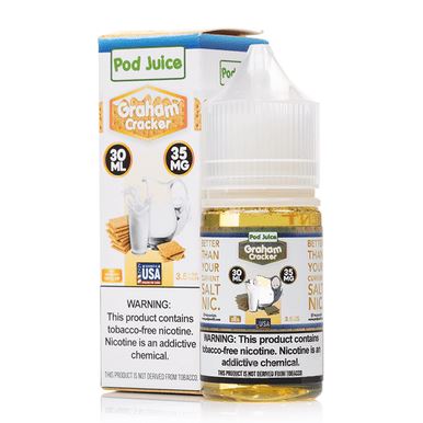 Graham Cracker by Pod Juice Salts Series 30mL with packaging 