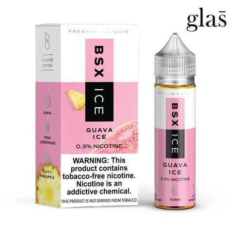 Guava Ice by Glas BSX TFN 60mL with Packaging