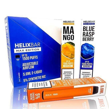 HelixBar Max Disposable | 1500 Puffs | 5.6mL Group Photo
