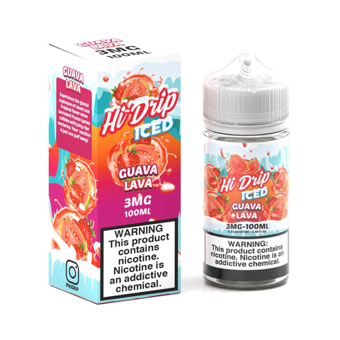 Guava Lava Iced by Hi-Drip E-Juice 100ml with Packaging