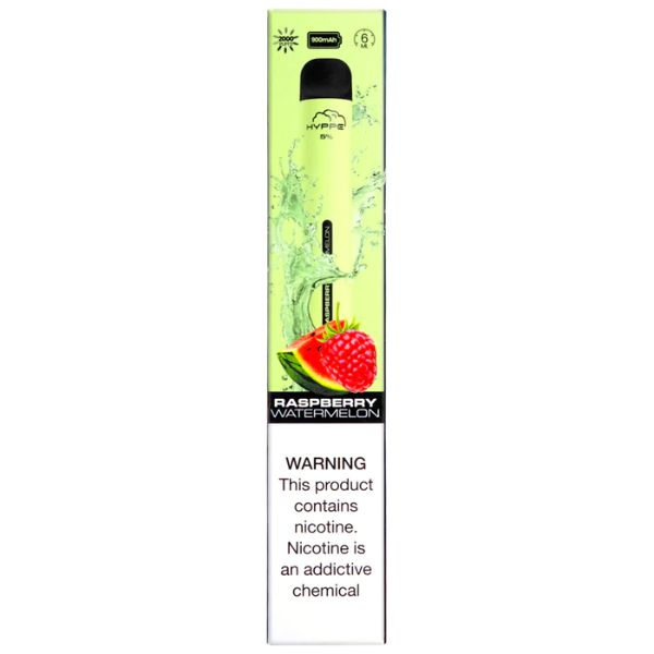 Hyppe Max Flow Disposable E-Cigs Raspberry Watermelon with Packaging