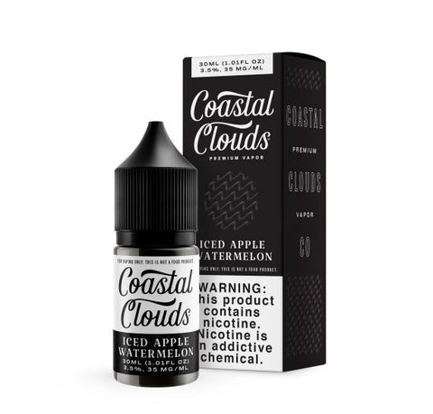 Iced Apple Watermelon by Coastal Clouds Salt Series 30mL with Packaging