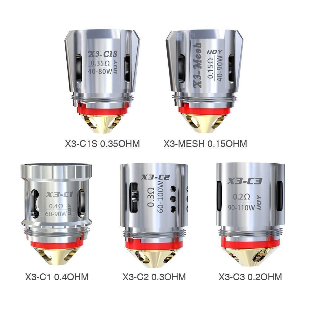 iJoy Captain X3 Replacement Coils (Pack of 3) group photo