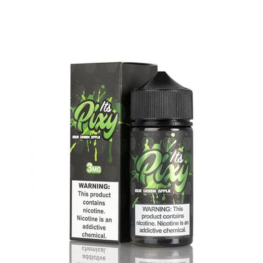 Sour Green Apple by It's Pixy Series 100mL with packaging