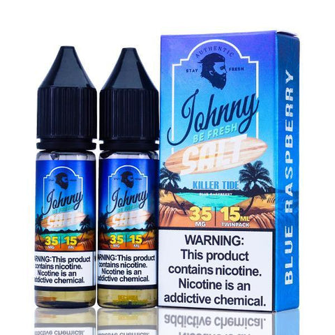 Killer Tide by Johnny AppleVapes Salt (x2 15mL) with packaging