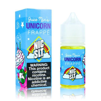 Unicorn Frappe by Juice Man Salts 30ml with packaging