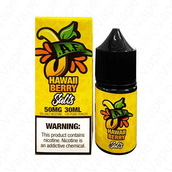 Hawaii Berry by Juicy AF TFN Salt Series 30mL with packaging