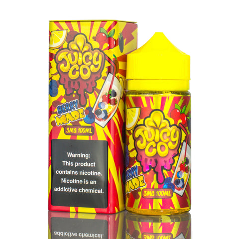 Juicy Co | Berry Made eLiquid 100mL with packaging