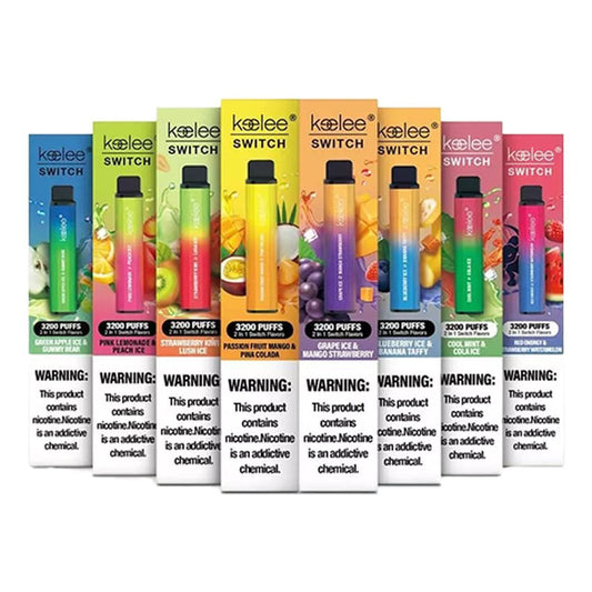 Keelee Switch Disposable | 3200 Puffs | 10mL group photo