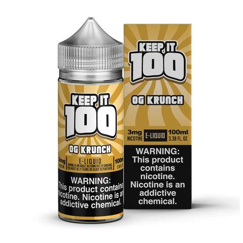FTC (Krunch) by Keep It 100 E-Juice 100ml with packaging