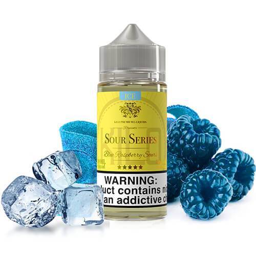 Blue Raspberry Sours Ice by Kilo Sour Series 100ml Bottle