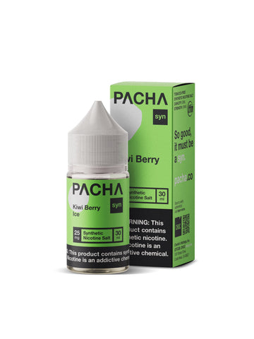 Kiwi Berry Ice by Pachamama Salts TFN 30mL with packaging