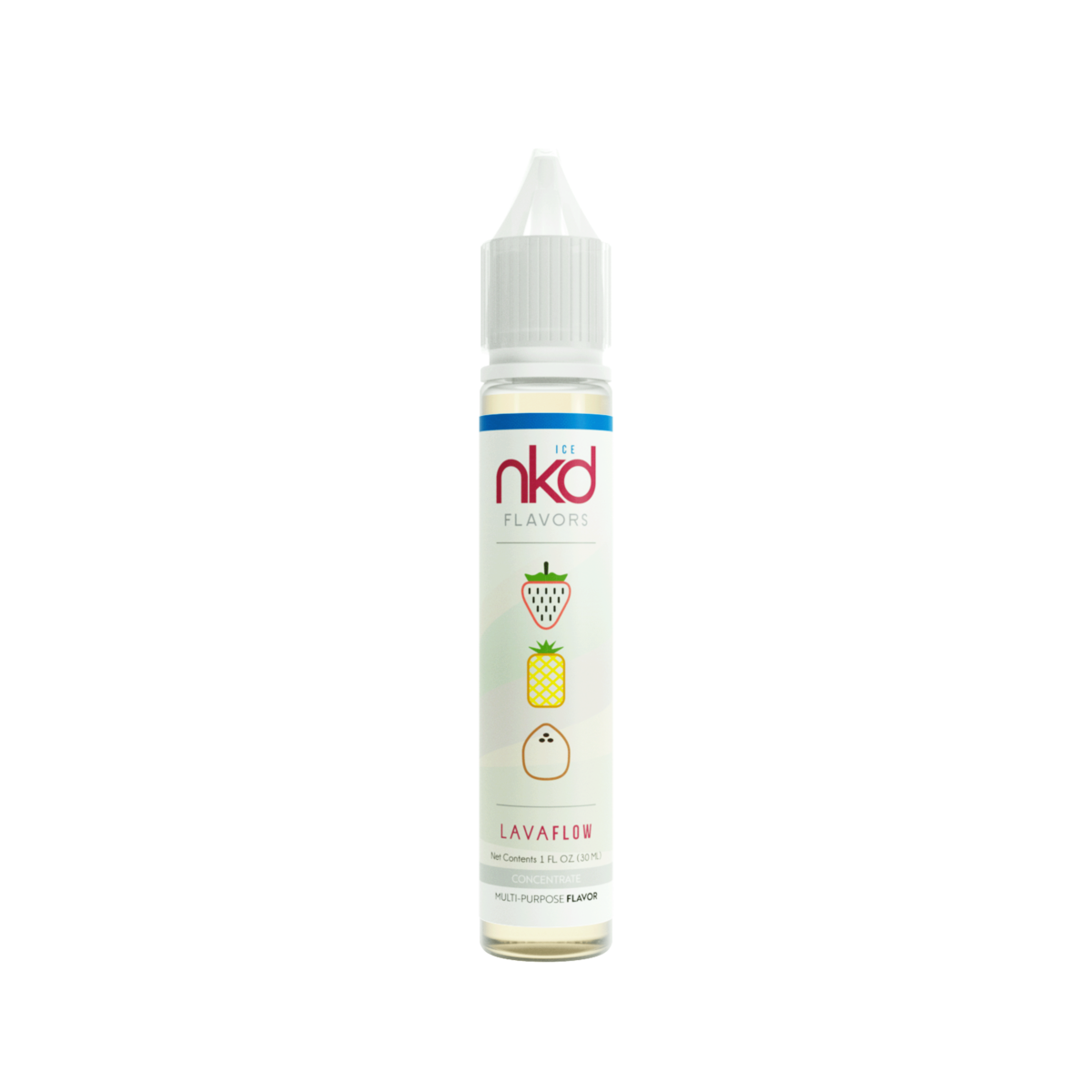 NKD Flavor Concentrate 30mL Lava Flow Ice Bottle
