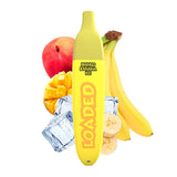 Loaded Banana TFN Disposable | 2500 Puffs | 5mL mango banana ice with background