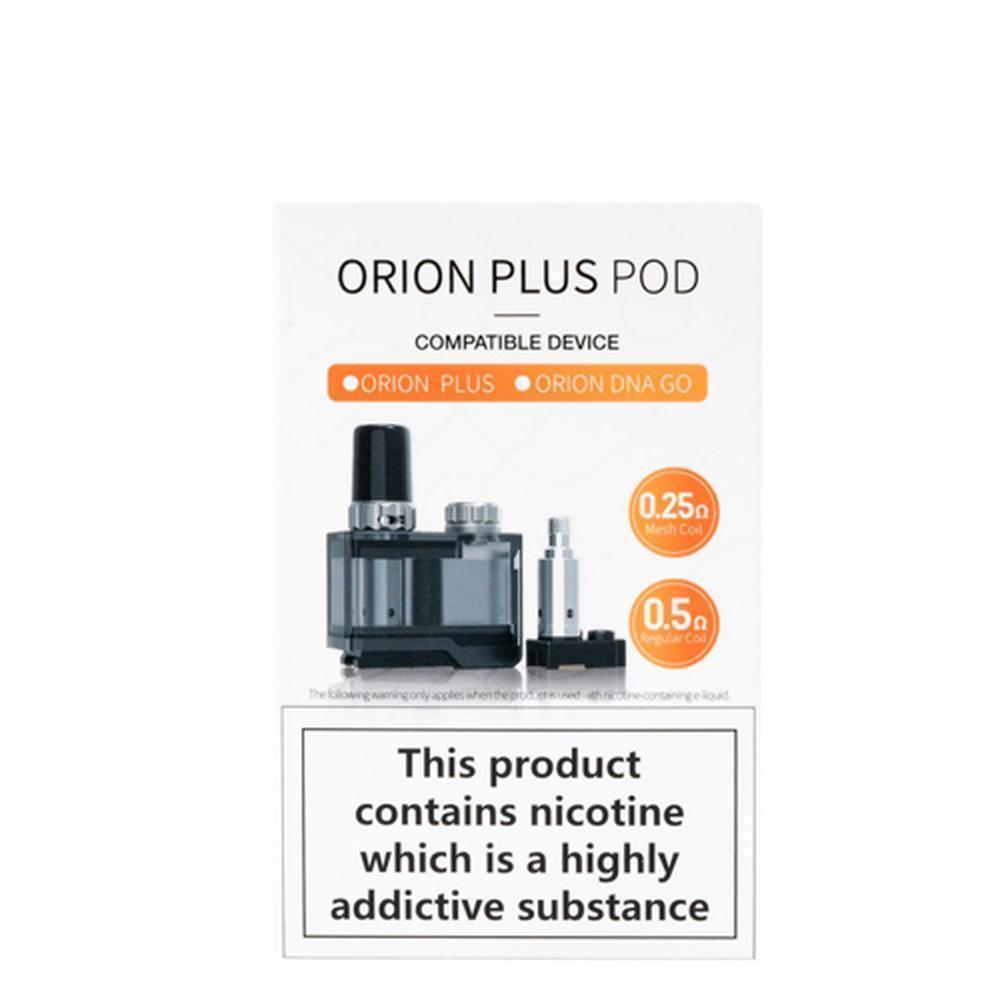 Lost Vape Orion Plus DNA Pod Cartridge Pack (Includes 2 Coils) 0.25ohm with packaging