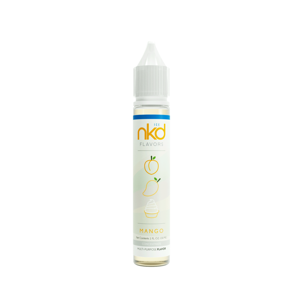 NKD Flavor Concentrate 30mL Mango Ice Bottle