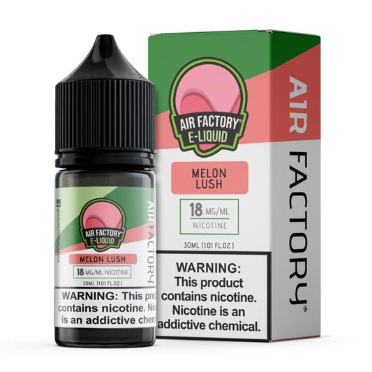 Melon Lush by Air Factory Salt eJuice 30mL with packaging