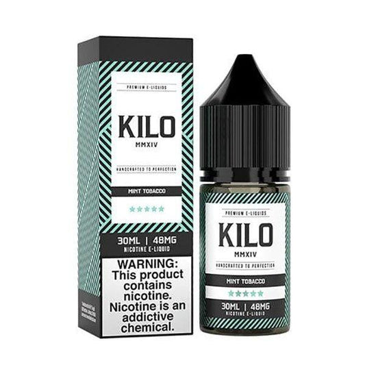 Mint Tobacco by Kilo Salt 30ML with packaging