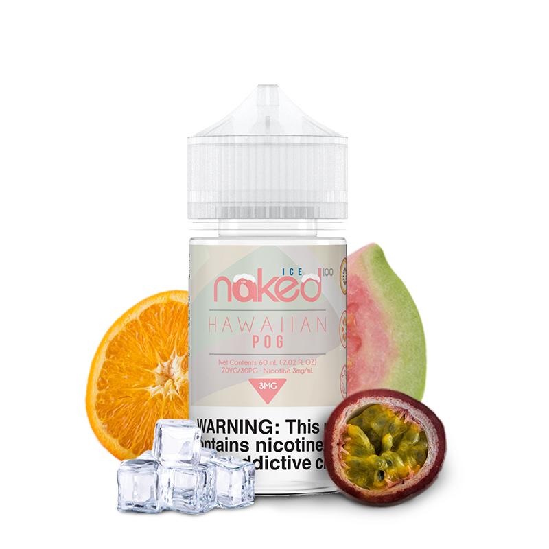 Hawaiian Pog Ice by Naked 100 Menthol 60ml with Bottle