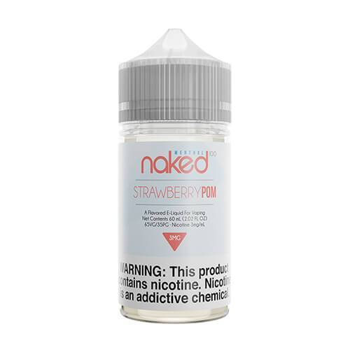 Strawberry POM (Brain Freeze) by Naked 100 Menthol 60ml bottle