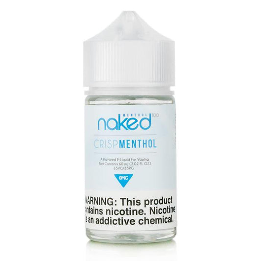 Crisp Menthol by Naked 100 Menthol 60ml Bottle