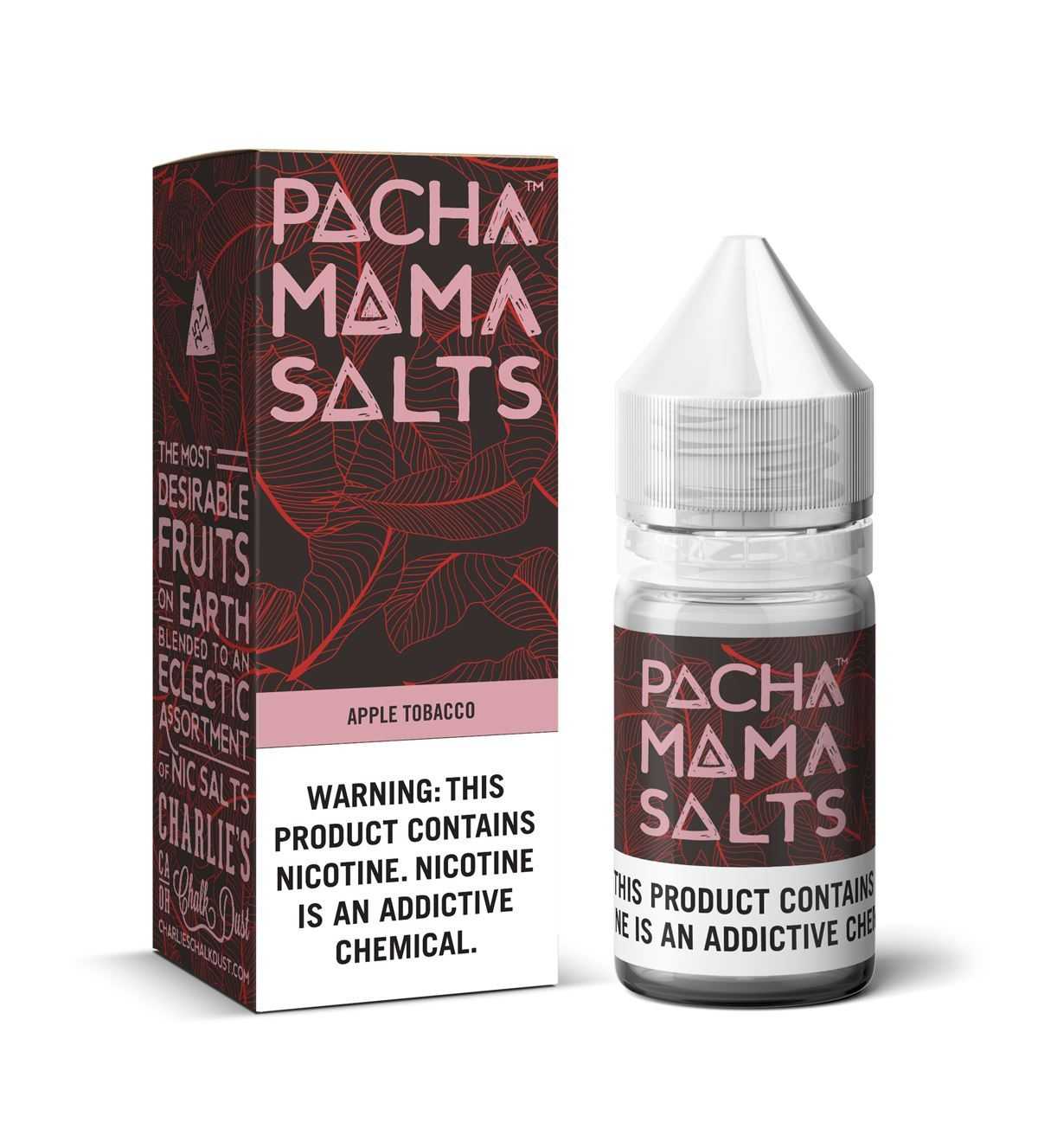 Apple Tobacco by Pachamama Salts TFN 30mL with Packaging
