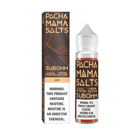 Sorbet by PACHAMAMA Sub Ohm Salts TFN 60ml with Packaging