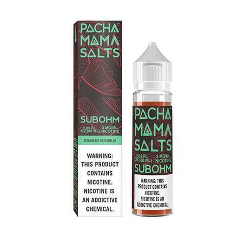 PACHAMAMA SUB OHM SALTS | Strawberry Watermelon 60ML eLiquid TFN with Packaging