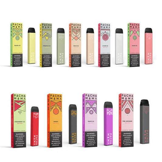 Pachamama Tobacco-Free Nicotine Disposable | 1200 Puffs | 4mL group photo