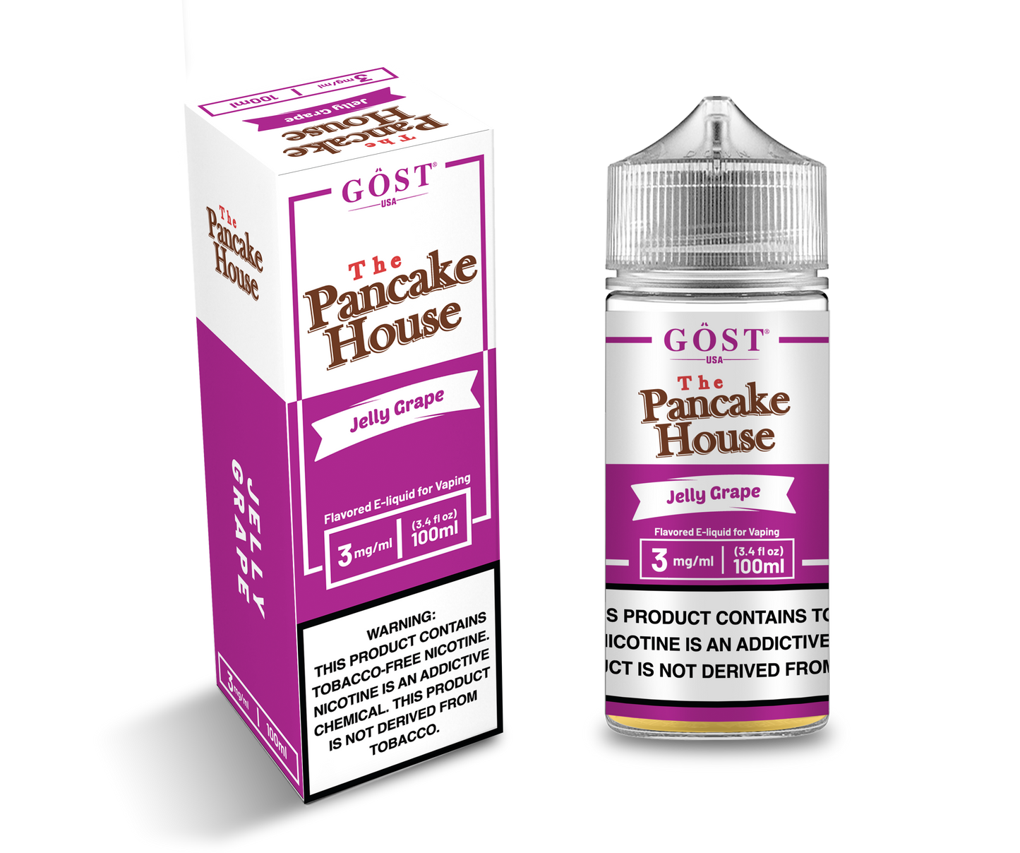 Jelly Grape by GOST The Pancake House Series 100mL with Packaging