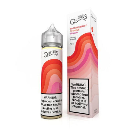 Passion Fruit Orange Guava by Qurious Synthetic 60ml with Packaging