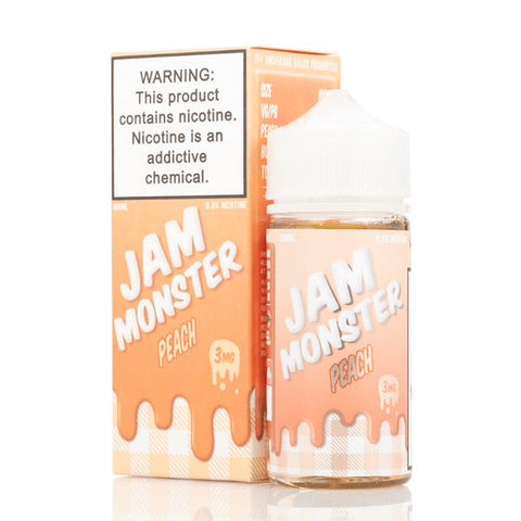 Peach by Jam Monster Series 100mL with packaging