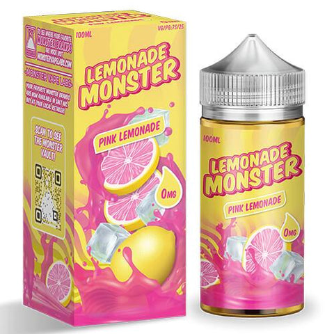 Pink Lemonade by Lemonade Monster Series 100mL with packaging