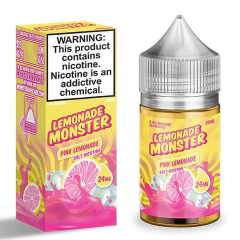Pink Lemonade by Lemonade Monster Salts Series 30mL with packaging