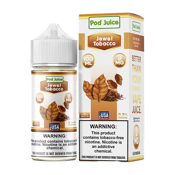 Jewel Tobacco by Pod Juice TFN Series 100mL with Packaging