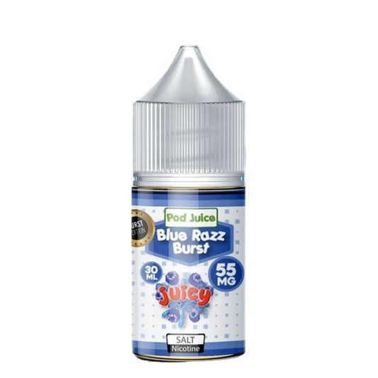 Bangin’ Blue Razz by Pod Juice Salts Series 30mL Bottle