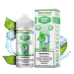 Jewel Mint by Pod Juice TFN Series 100mL with packaging and background 