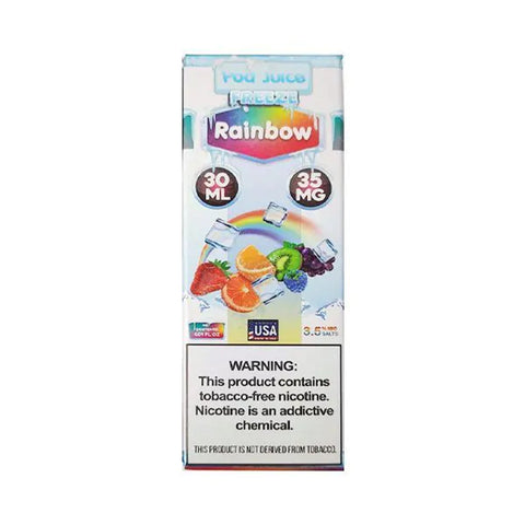 Rainbow Freeze by Pod Juice Salt 30mL with Packaging