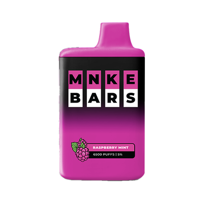 MNKE Bars Disposable | 6500 Puffs | 16mL | 50mg | Raspberry Mint