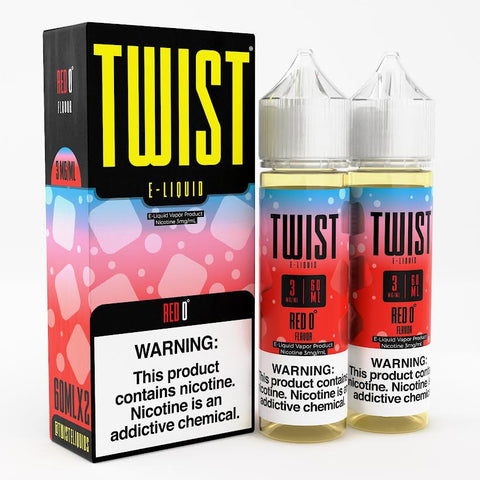 Red 0° by Twist E-Liquid 120ml with Packaging