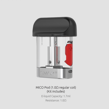 SMOK MICO Replacement Pod Cartridges (Pack of 3) MICO Pod 1.2 ohm 