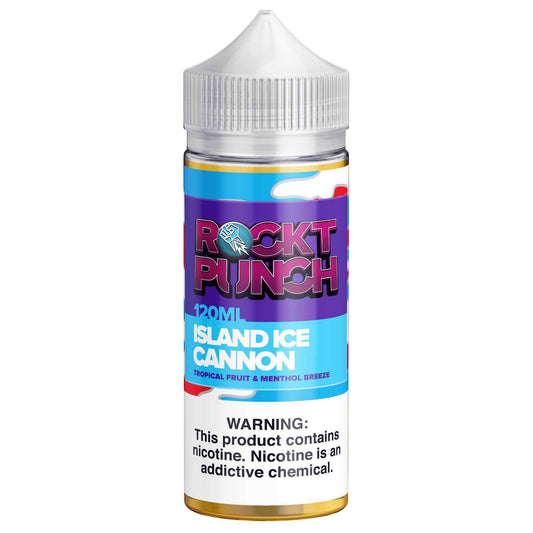 Island Ice Cannon by Rockt Punch Giant Sized E-Juice 120ml bottle