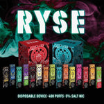 Ryse Disposable E-Cigs Group Photo