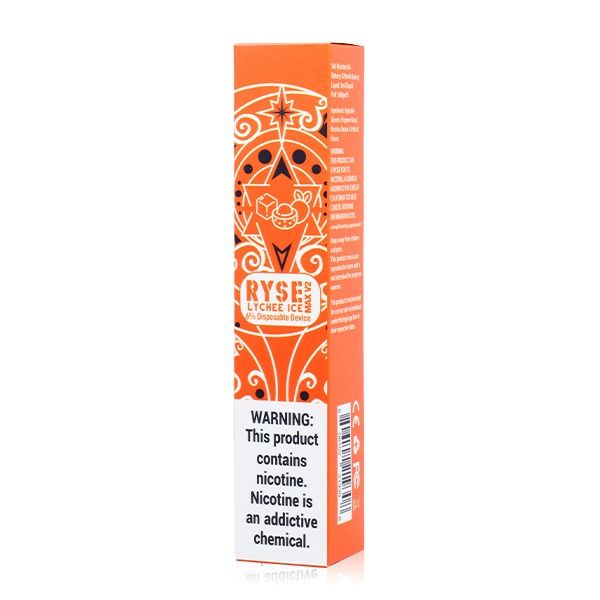 Ryse Max V2 Disposable E-Cigs Lychee Ice with Packaging