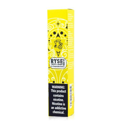 Ryse Max V2 Disposable E-Cigs Pink Lemonade with Packaging