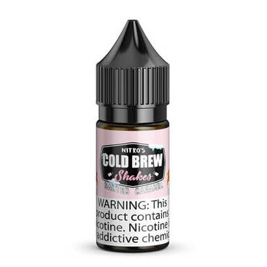 Salted Caramel by Nitro’s Cold Brew Salt Series 30mL bottle