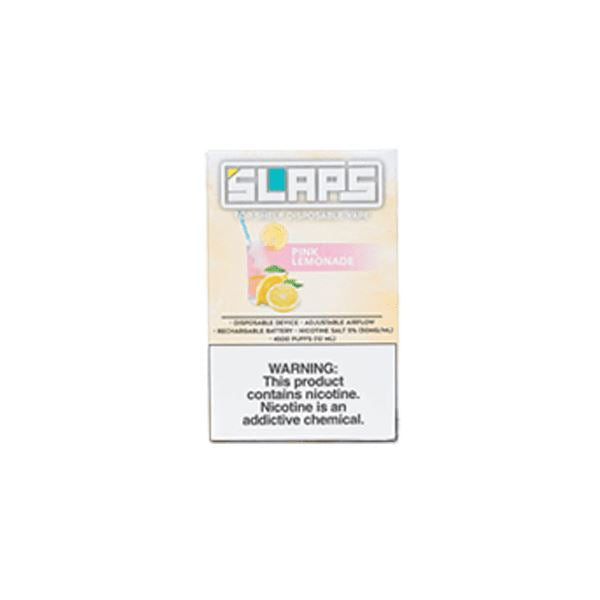 Slaps Disposable | 4500 Puffs pink lemonade packaging