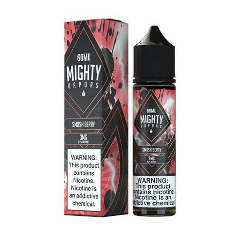 Smash Berry by Mighty Vapors 60ml with packaging