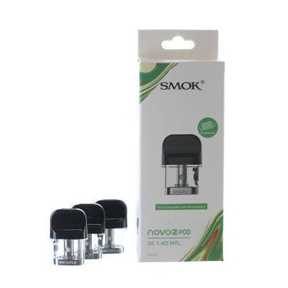 SMOK Novo 2 Replacement Pod Cartridge (Pack of 3) with Packaging