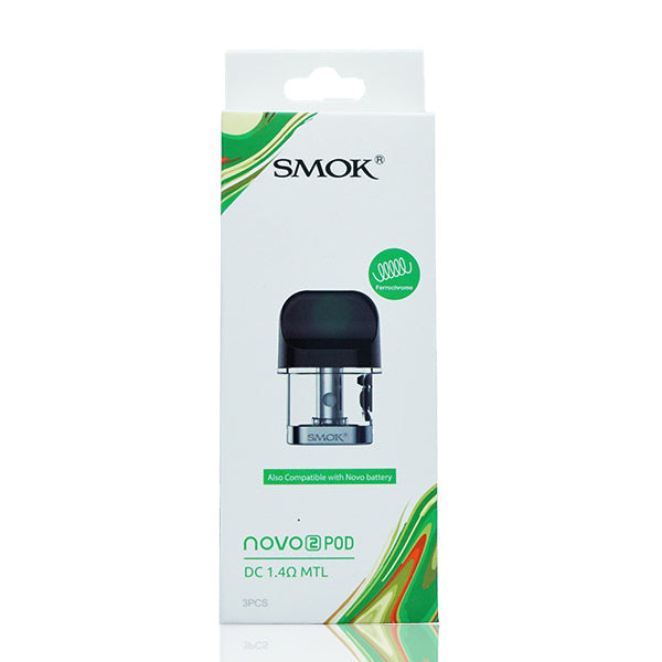 SMOK Novo 2 Replacement Pod Cartridge (Pack of 3) 1.4ohm with Packaging